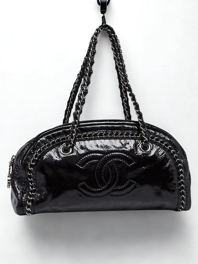 Chanel Luxe Ligne Medium Bowler Bag, Black