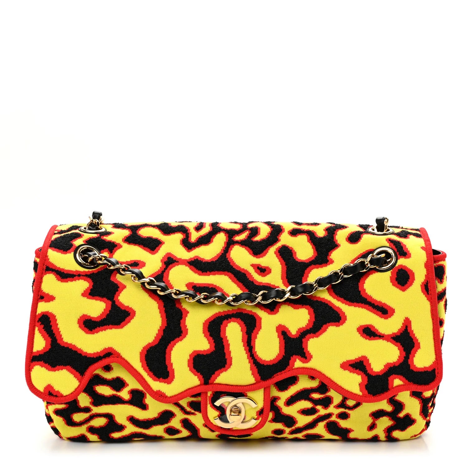 Chanel Mixed Fibers Magma Maxi Flap Bag