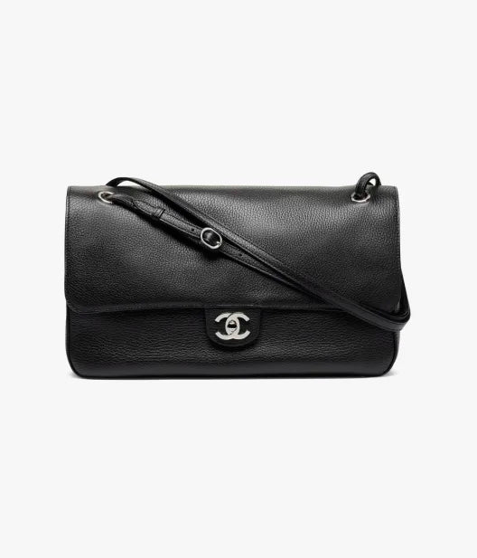 Chanel Grained Calfskin Maxi Flap Bag