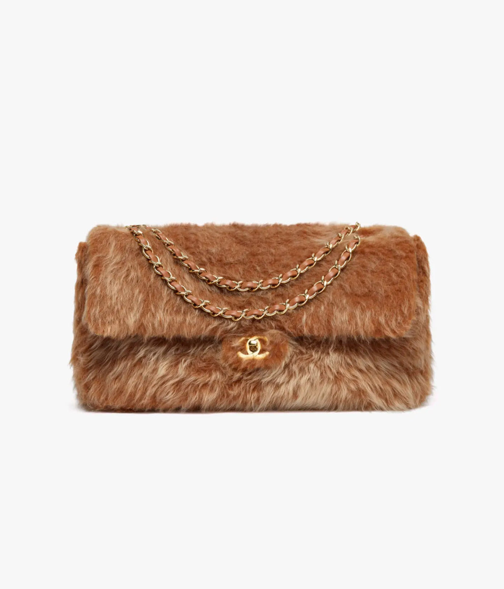 Chanel Shearling Lambskin Maxi Flap bag