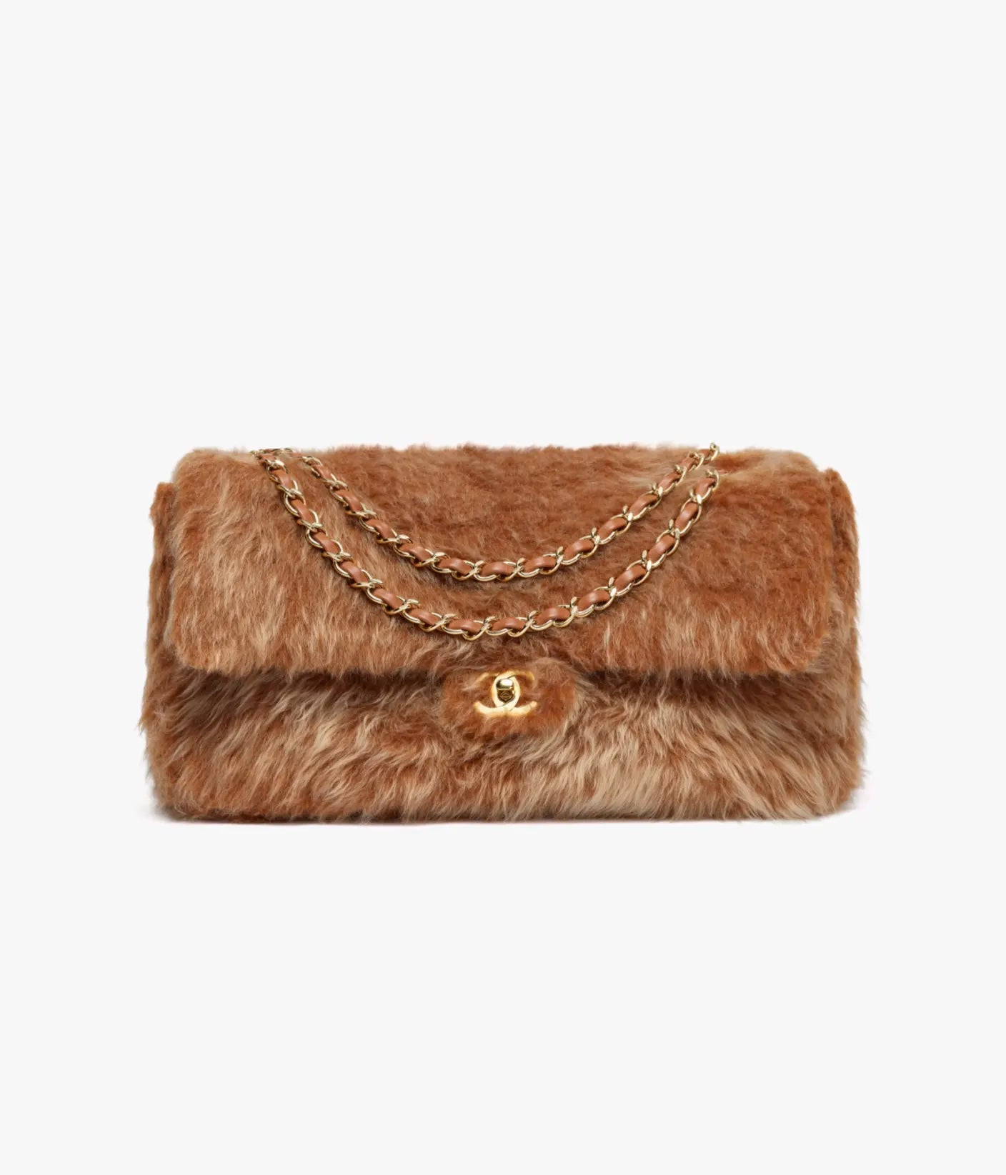 Chanel Shearling Lambskin Maxi Flap bag