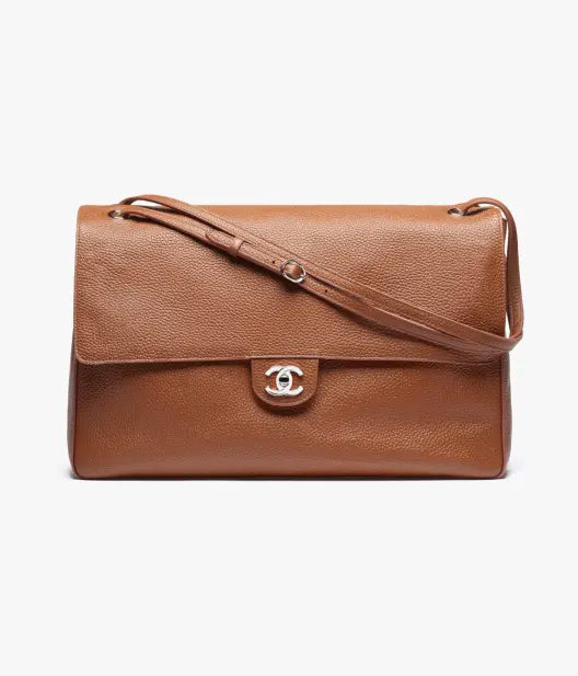 Chanel Grained Calfskin Maxi Flap Bag