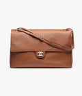 Chanel Grained Calfskin Maxi Flap Bag
