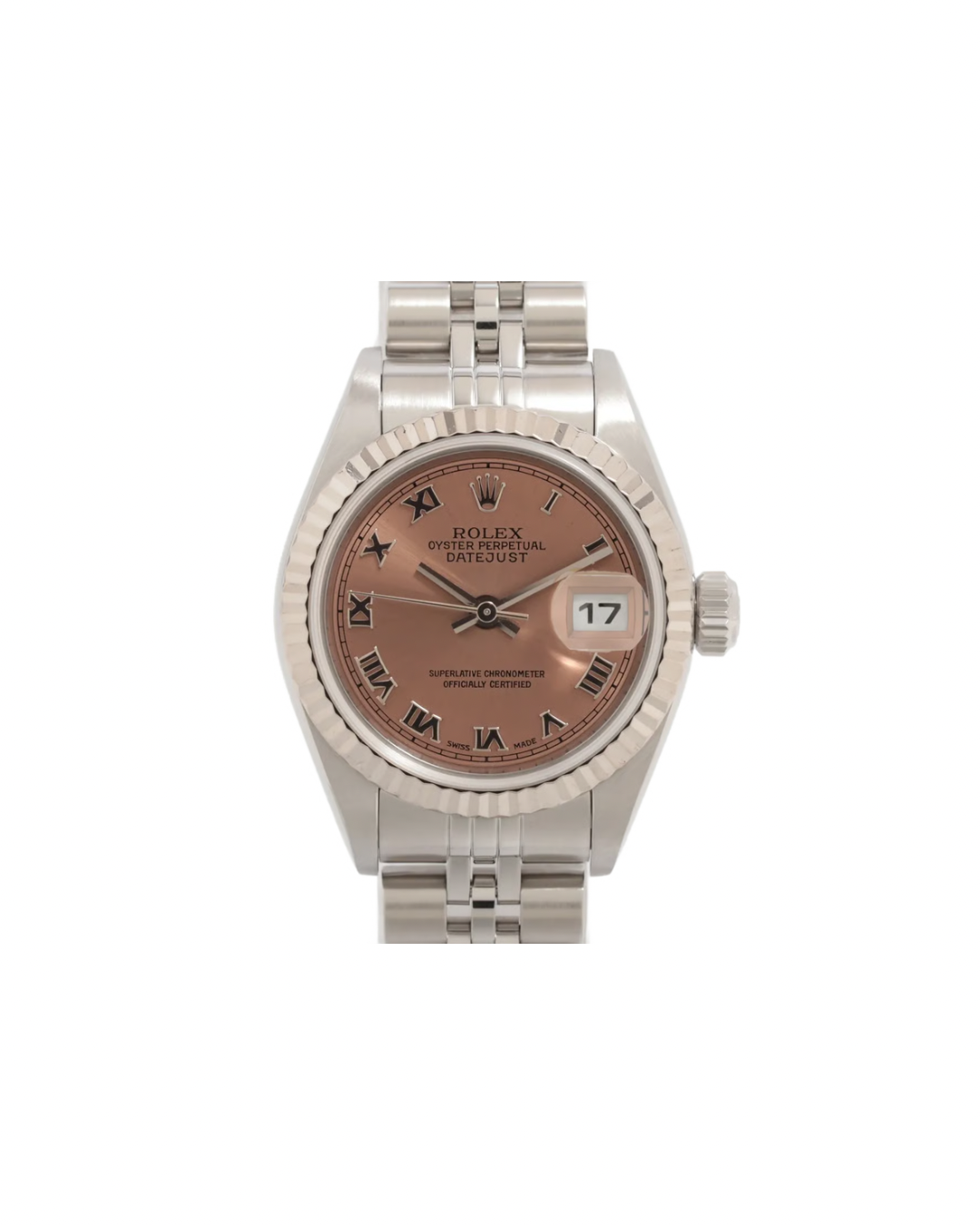 Rolex Lady-Datejust 26 Ref. 79174,  Salmon Pink Roman Dial
