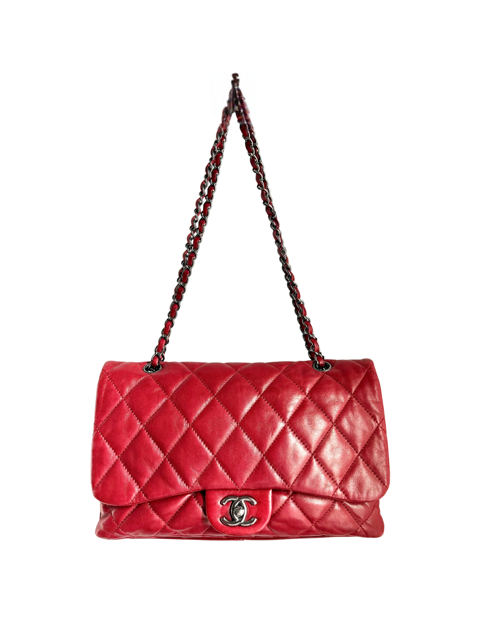 Chanel 11A Maxi 3 Accordion Flap Bag