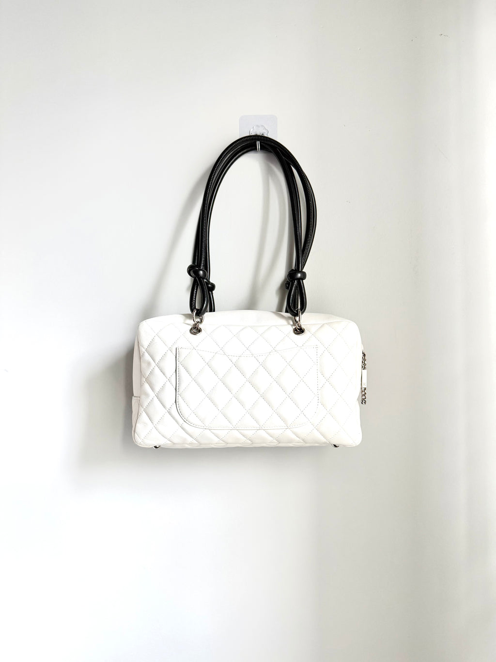 Chanel Cambon Snakeskin Shoulder Bag