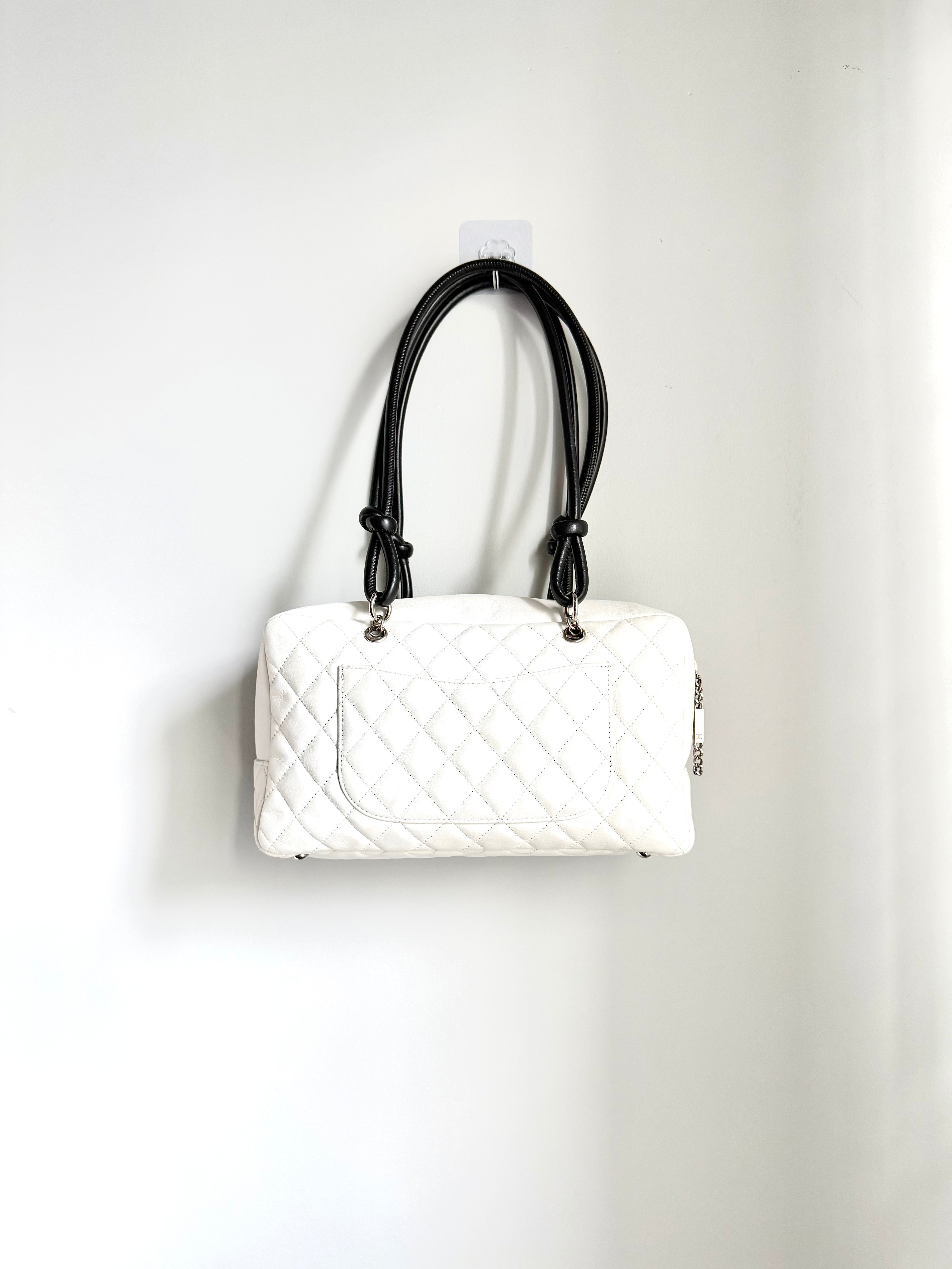 Chanel Cambon Snakeskin Shoulder Bag