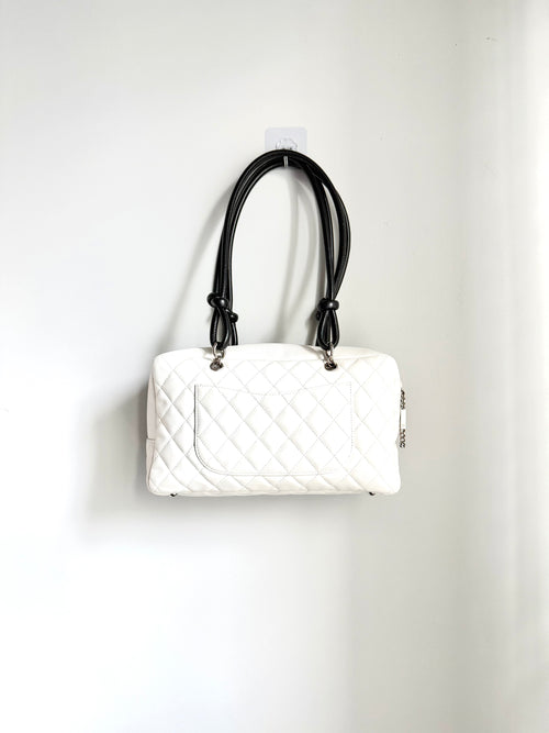 Chanel Cambon Snakeskin Shoulder Bag