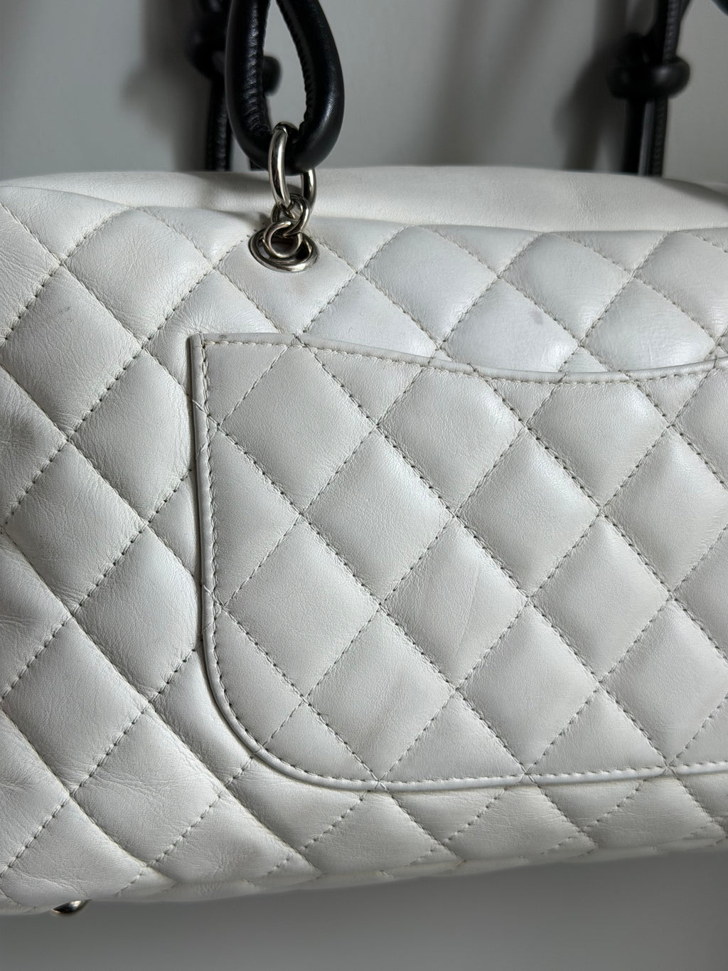 Chanel Cambon Snakeskin Shoulder Bag