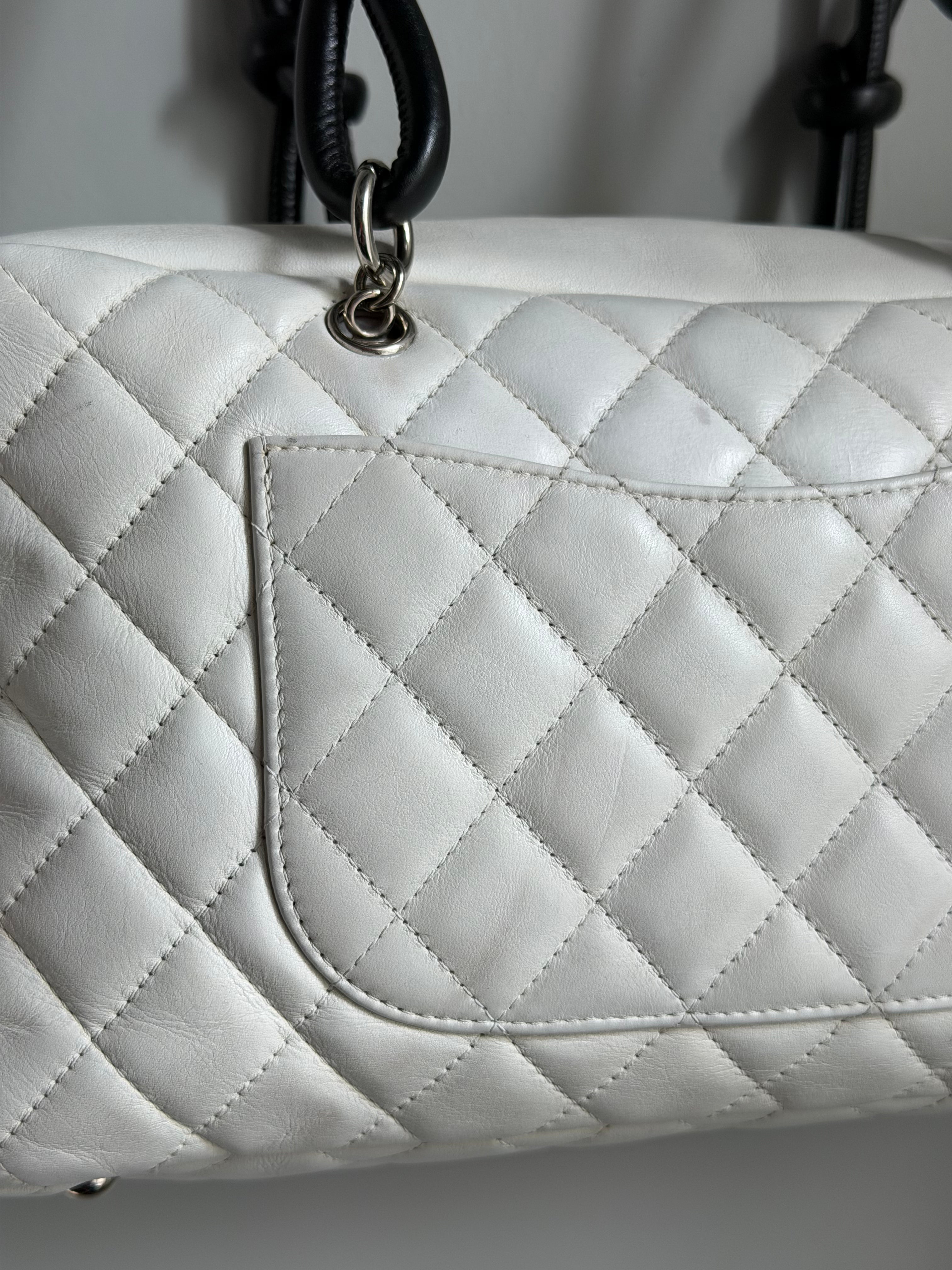 Chanel Cambon Snakeskin Shoulder Bag