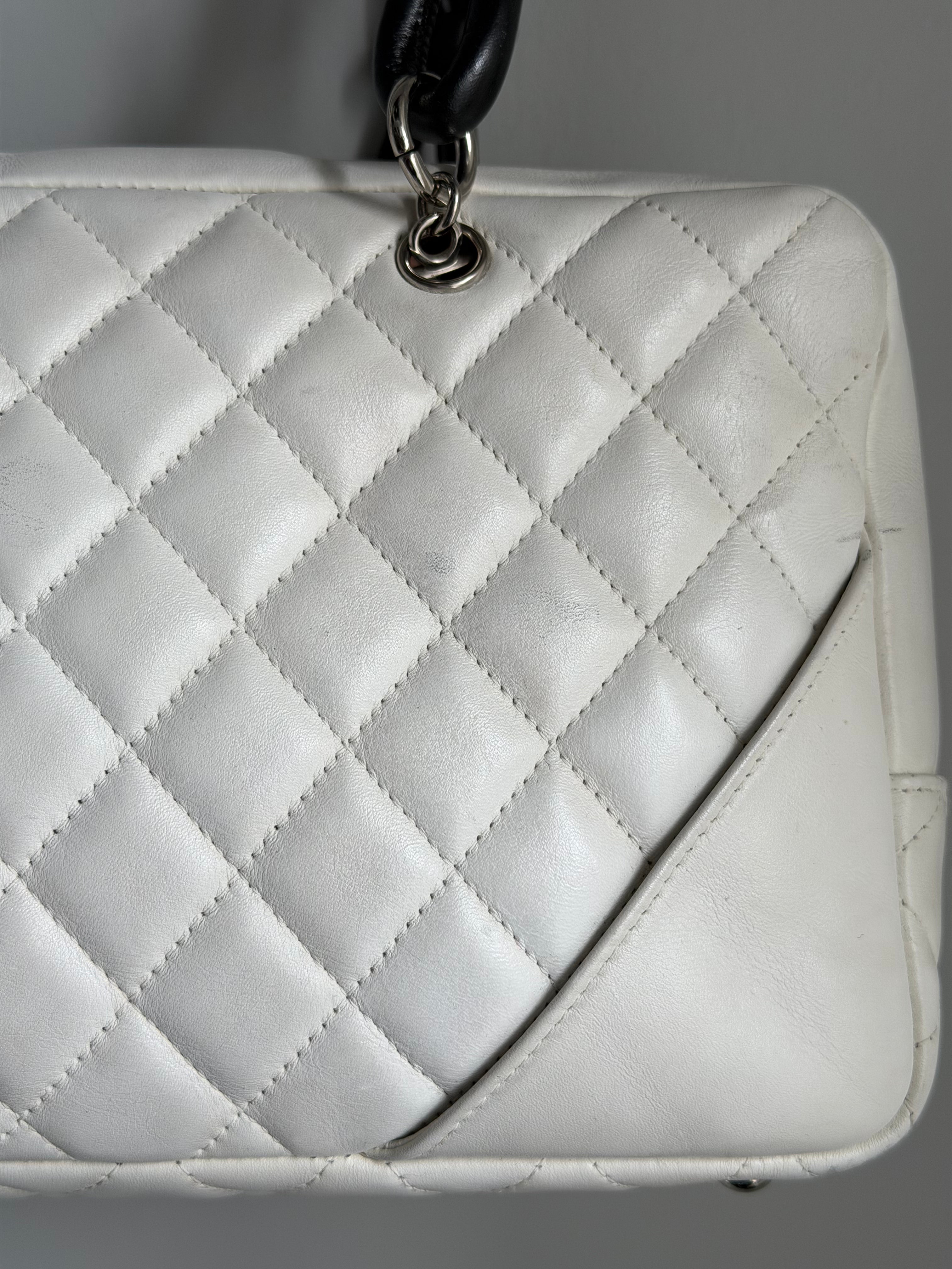 Chanel Cambon Snakeskin Shoulder Bag