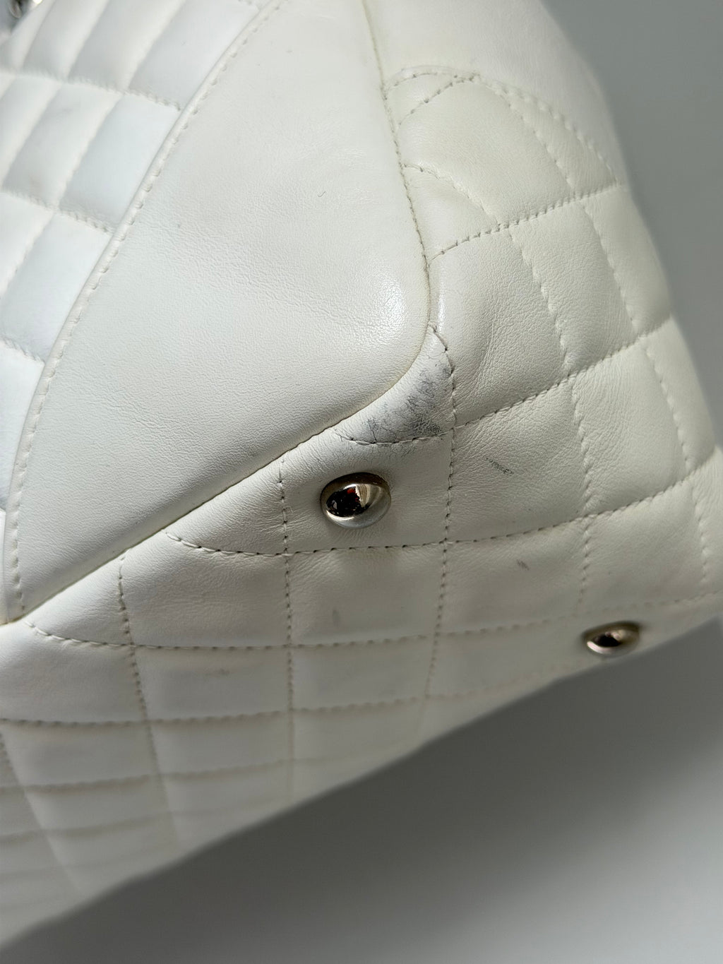 Chanel Cambon Snakeskin Shoulder Bag