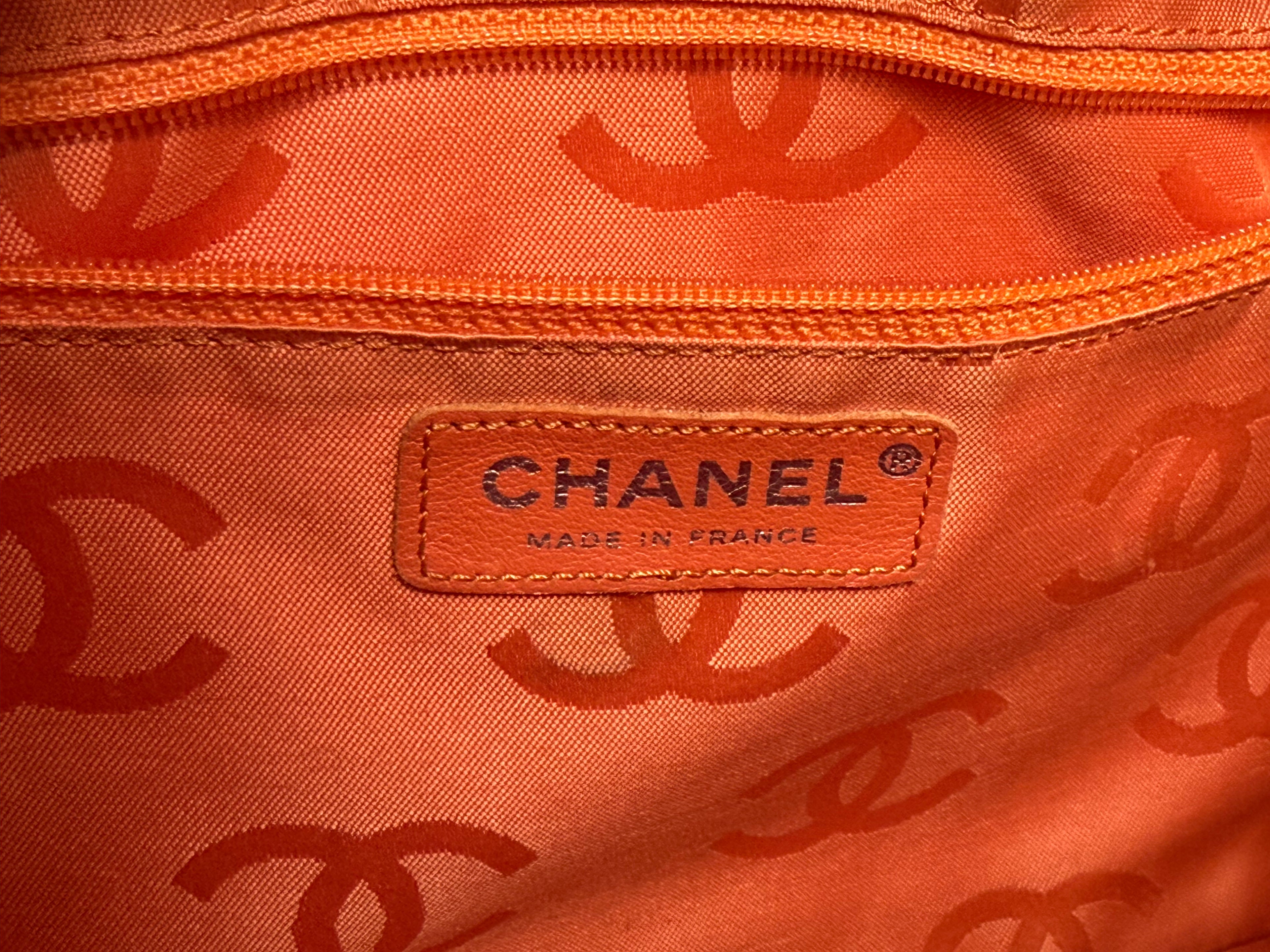 Chanel Cambon Snakeskin Shoulder Bag