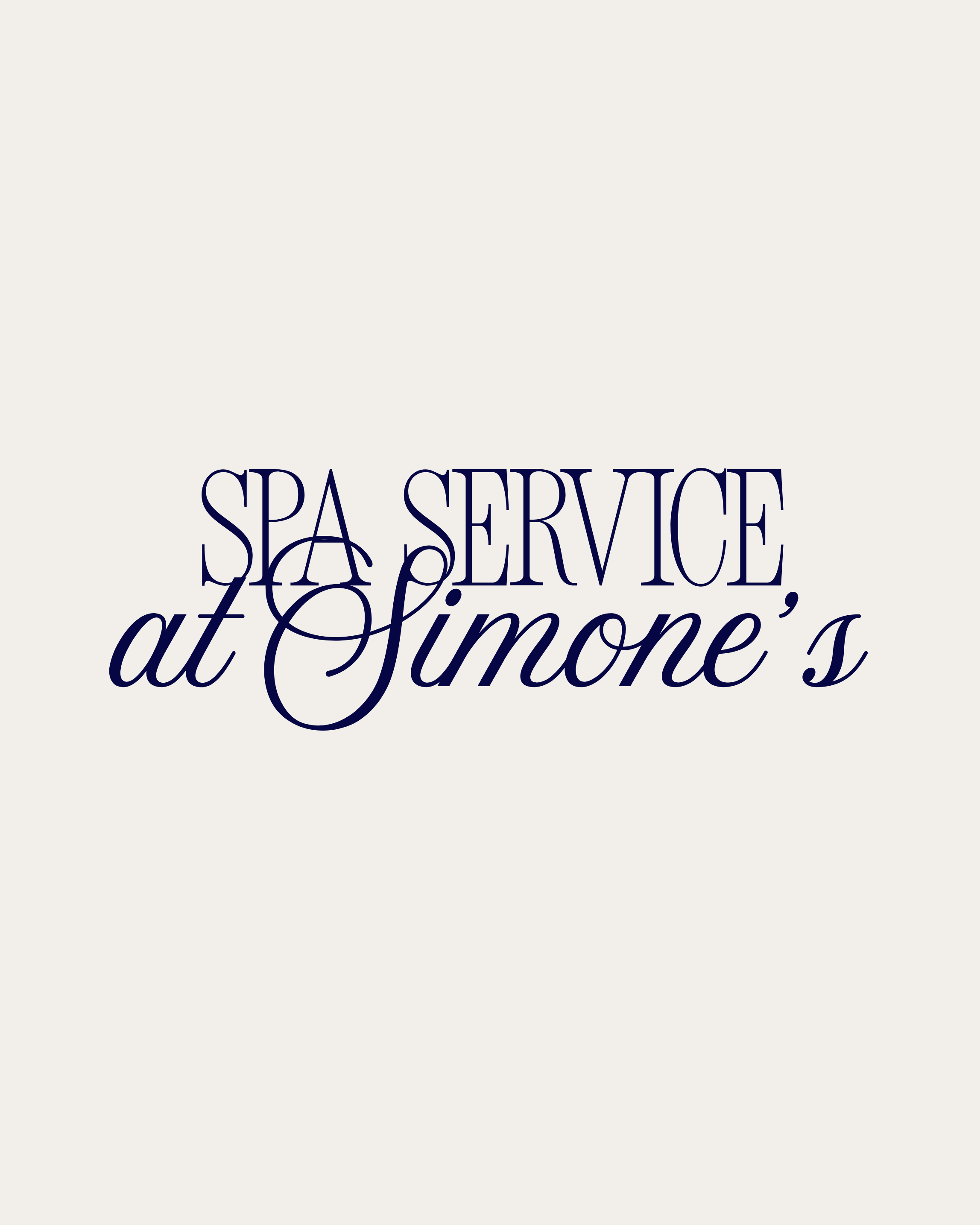 Simone’s Spa Service