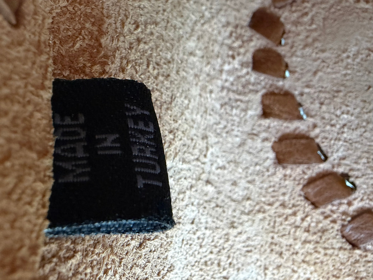 Mulberry fabric care and origin label