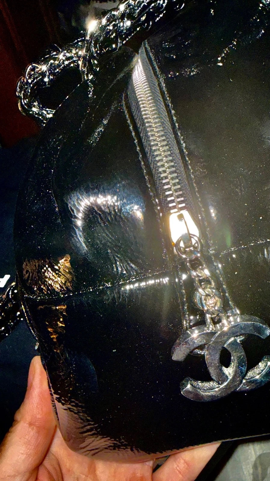 Chanel Luxe Ligne Medium Bowler Bag, Black